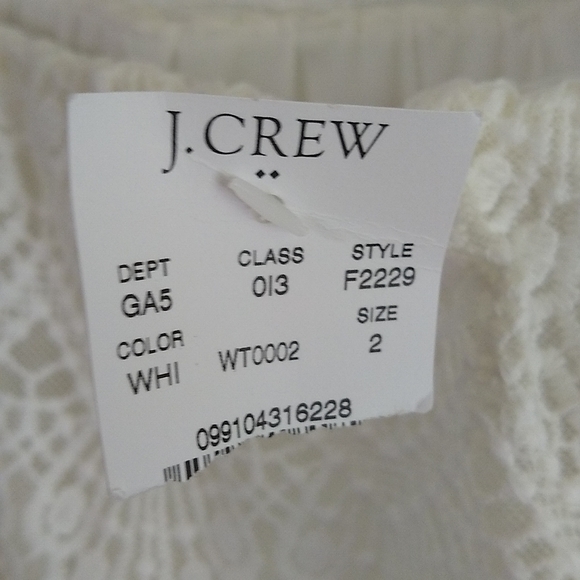 J Crew mini skirt Ivory size 2 - Picture 6 of 6